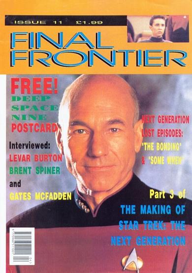 FINAL FRONTIER magazine side cover Issue 11  1993