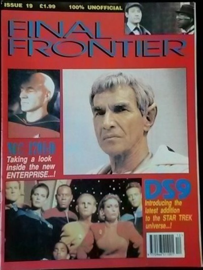 FINAL FRONTIER magazine side cover Issue 19  
