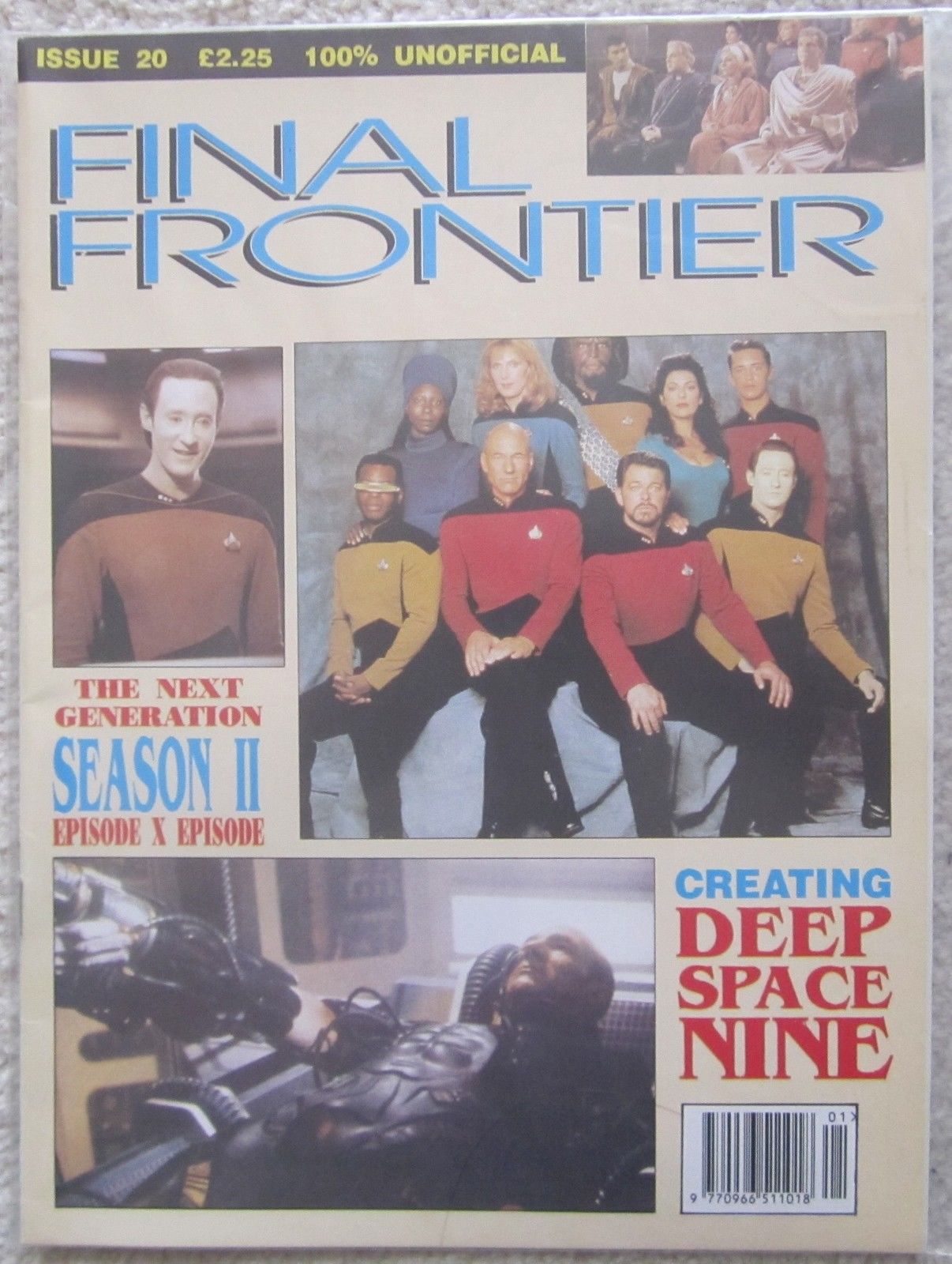 FINAL FRONTIER magazine side cover Issue 20  
