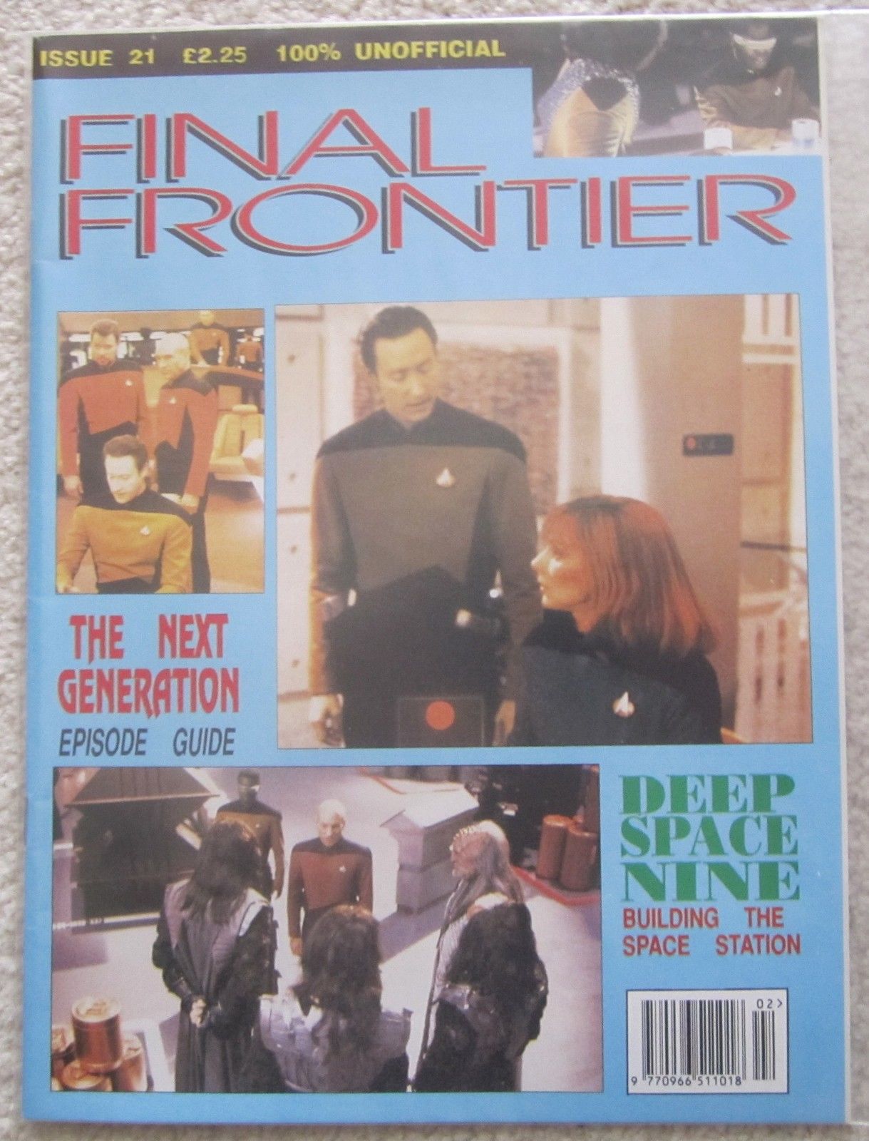FINAL FRONTIER magazine side cover Issue 21  