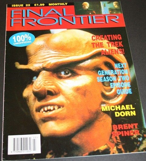 FINAL FRONTIER magazine side cover Issue 22  