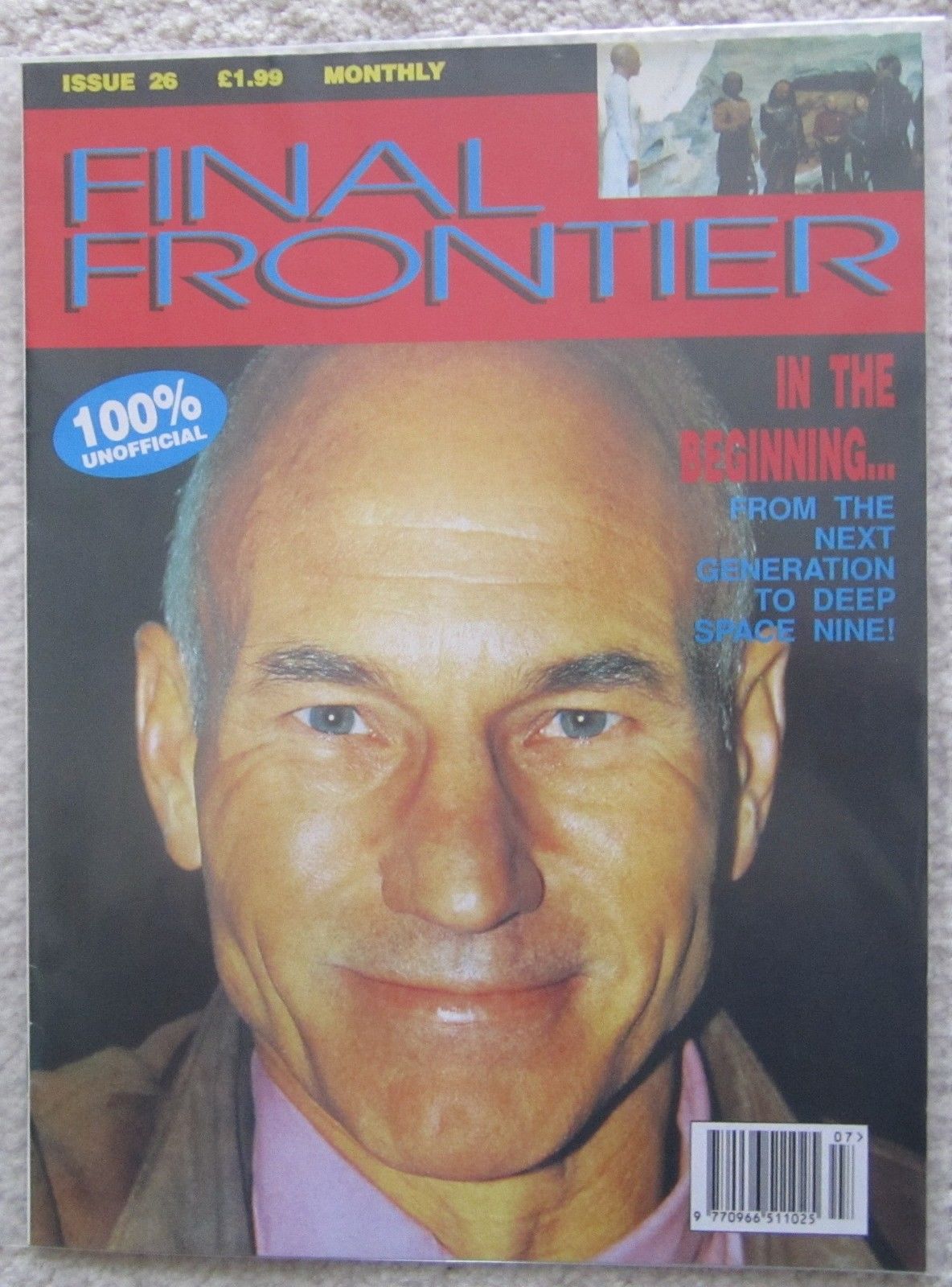 FINAL FRONTIER magazine side cover Issue 26 August 1994