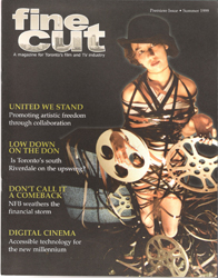 FINE CUT magazine side cover  1999