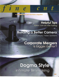 FINE CUT magazine side cover  2001