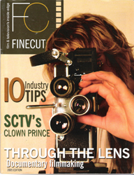 FINE CUT magazine side cover  2005