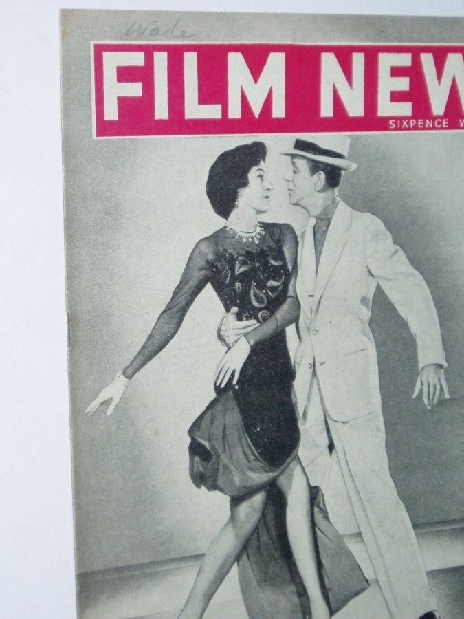 WEEKLY FILM NEWS/FILM NEWS magazine side cover 19 December 1953