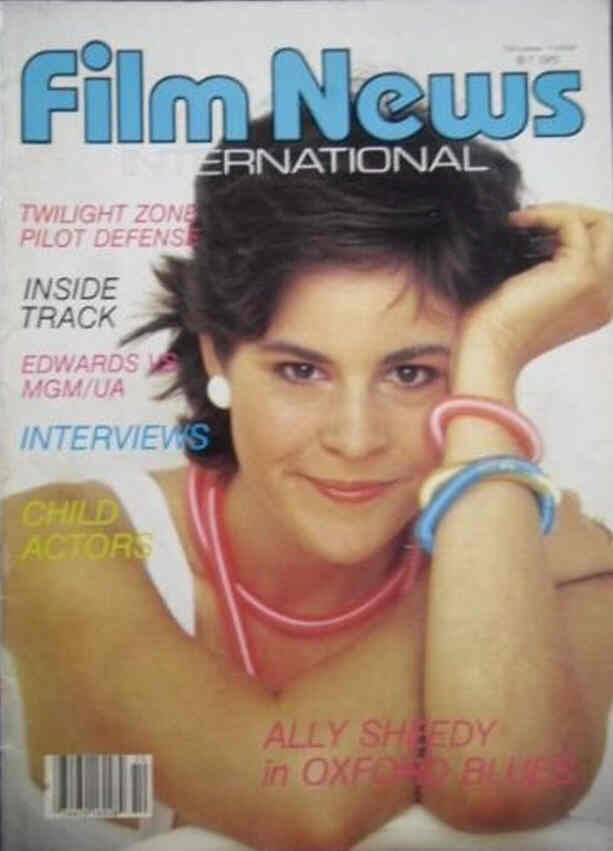 FILM NEWS INTERNATIONAL magazine side cover October 1984