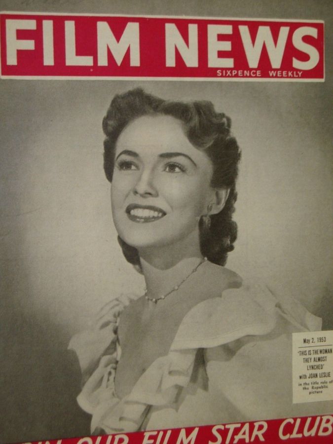 WEEKLY FILM NEWS/FILM NEWS magazine side cover  Vol 20 # 18 2 May 1953