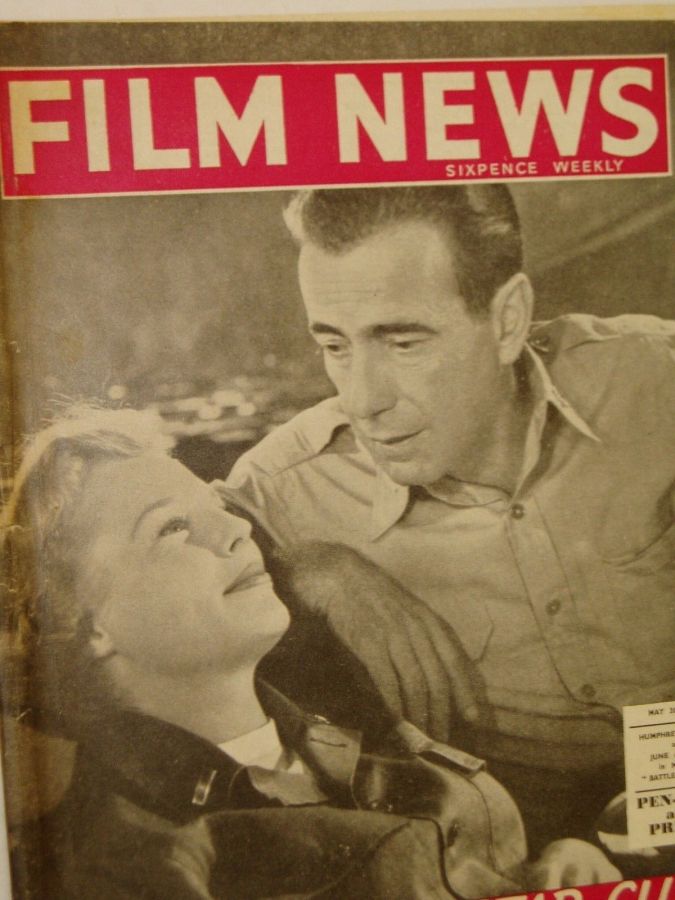 WEEKLY FILM NEWS/FILM NEWS magazine side cover  Vol 20 # 22 30 May 1953