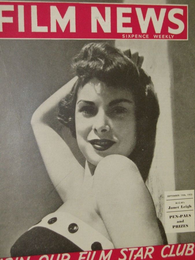 WEEKLY FILM NEWS/FILM NEWS magazine side cover 19 September 1953
