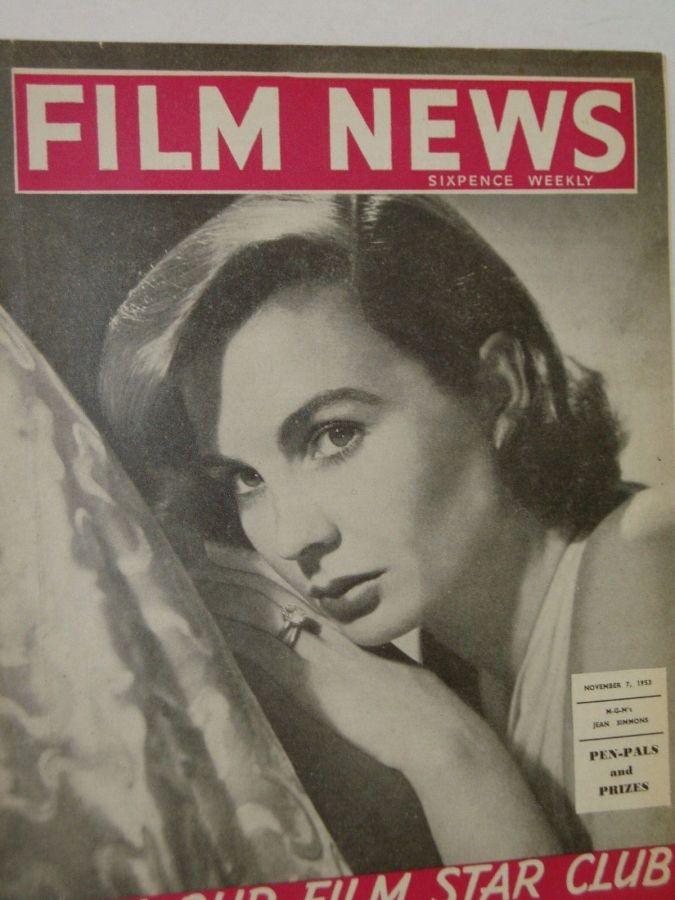 WEEKLY FILM NEWS/FILM NEWS magazine side cover 7 November 1953