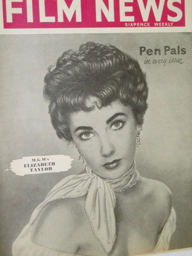 WEEKLY FILM NEWS/FILM NEWS magazine side cover 12 December 1953