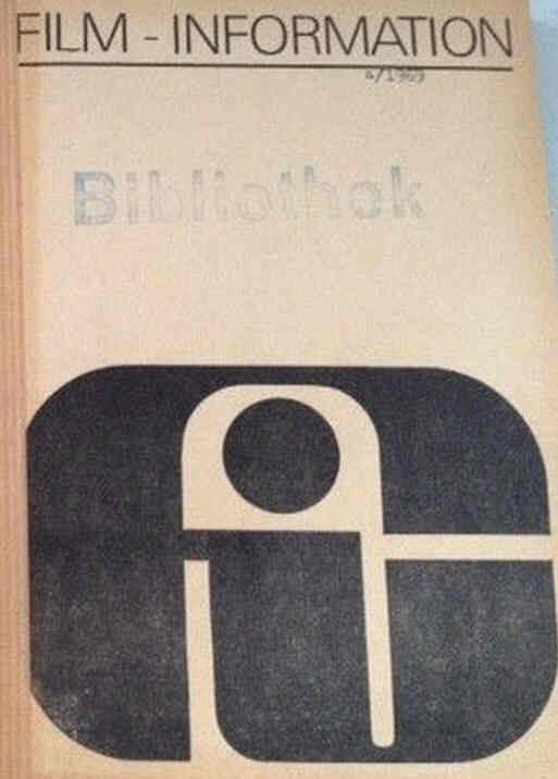 FILM-INFORMATION magazine side cover Issue 4   1969