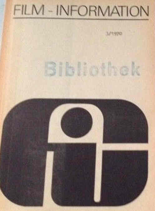 FILM-INFORMATION magazine side cover Issue 3   1970
