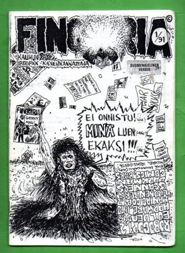 FINGORIA magazine side cover Issue 4?  January 1991