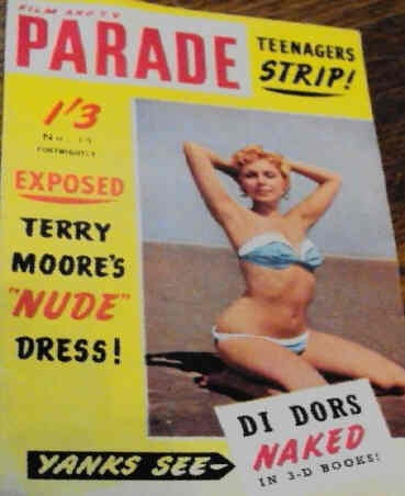 FILM AND TV PARADE (UK) magazine side cover Issue 15   