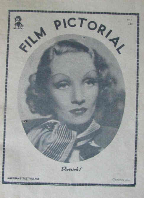 FILM PICTORIAL USA magazine side cover Issue 2   1936