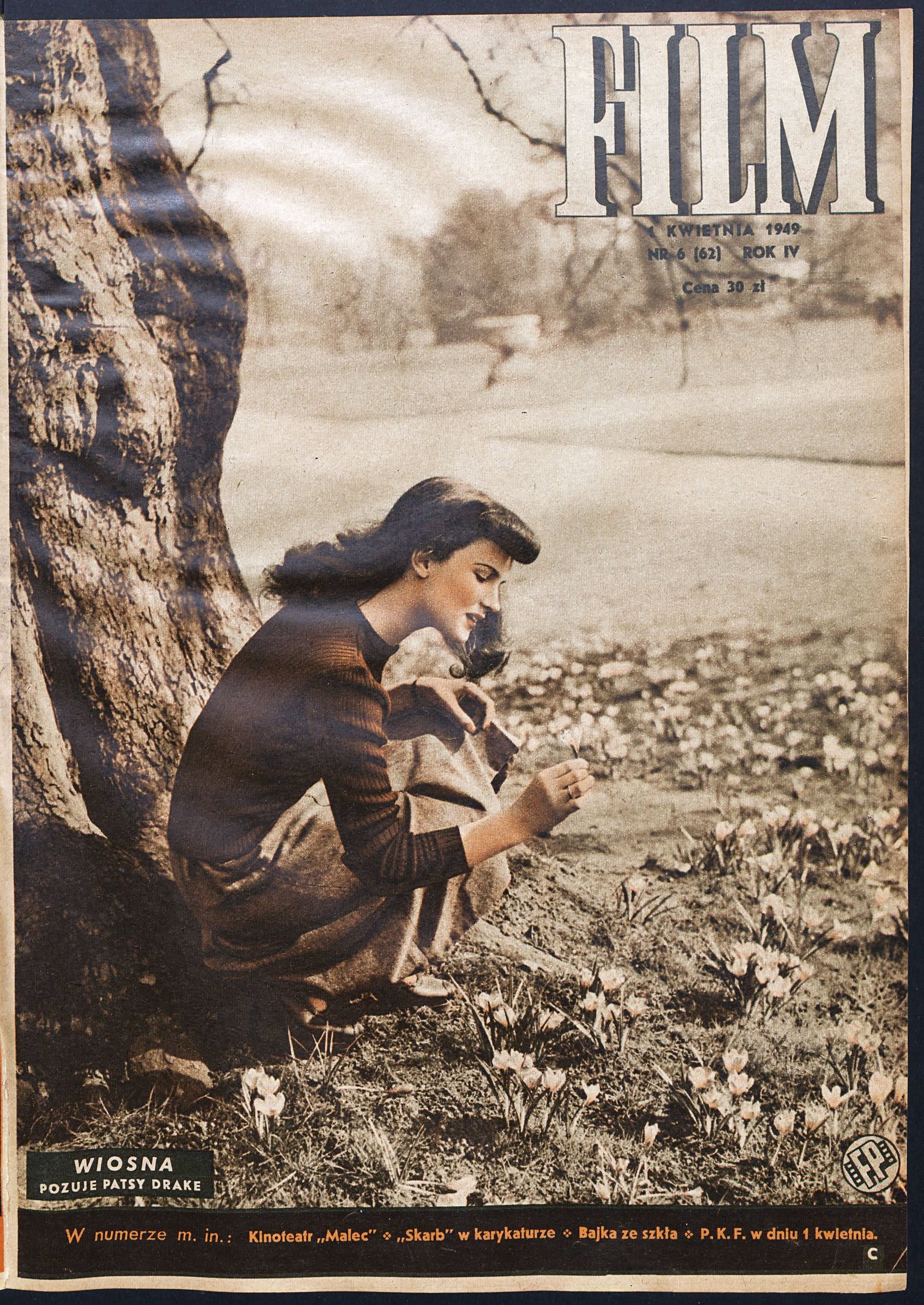FILM (Po) magazine side cover Issue 6 1 April 1949