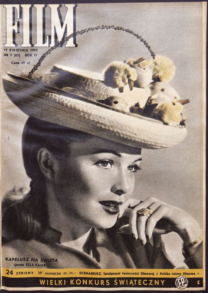 FILM (Po) magazine side cover Issue 7 15 April 1949