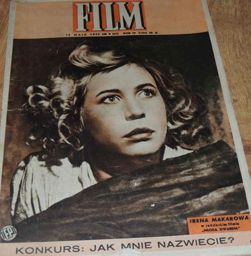 FILM (Po) magazine side cover Issue 9 15 May 1949