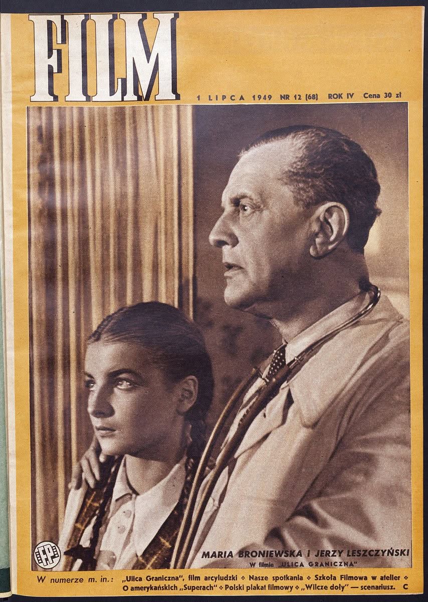 FILM (Po) magazine side cover Issue 12 1 July 1949
