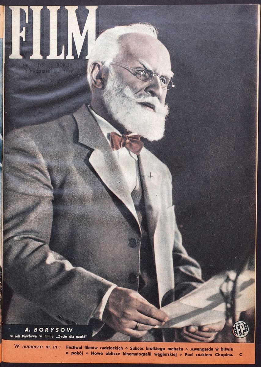 FILM (Po) magazine side cover Issue 19 15 October 1949