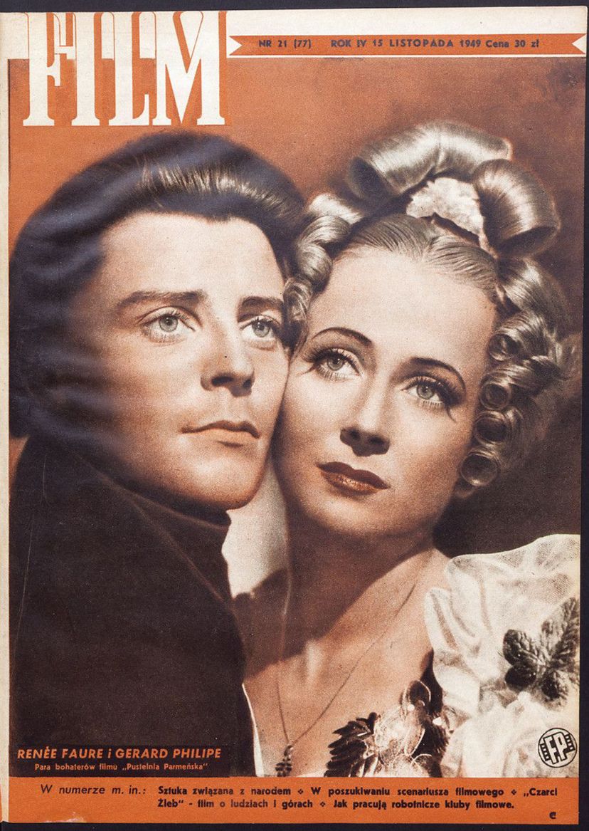 FILM (Po) magazine side cover Issue 21 15 November 1949
