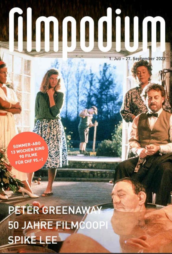 FILMPODIUM magazine side cover  July/September 2022