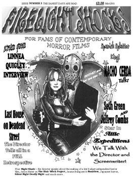 FIRELIGHT SHOCKS magazine side cover Issue 3  