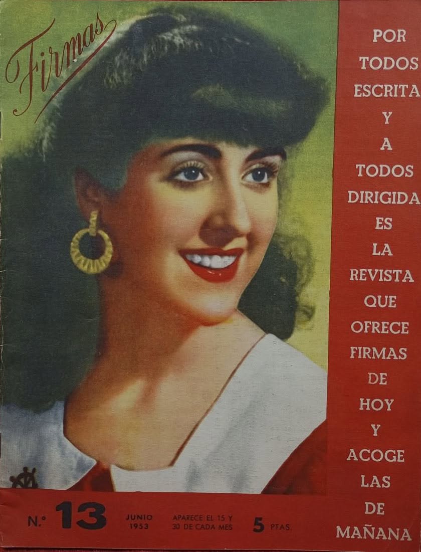 FIRMAS magazine side cover Issue 13  June 1953