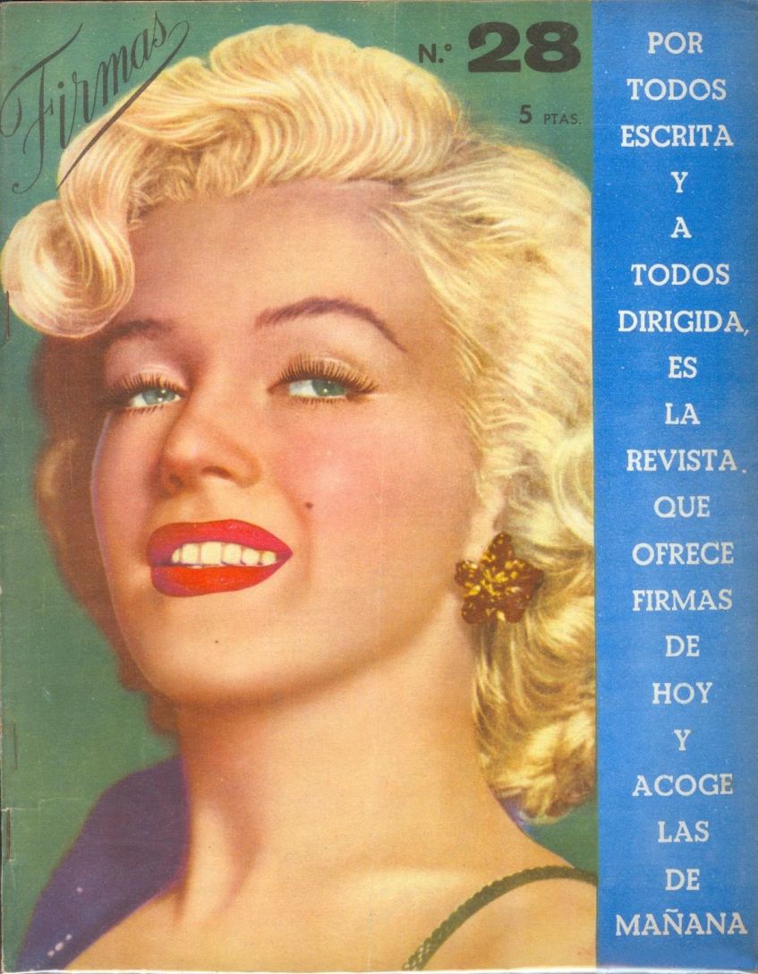 FIRMAS magazine side cover Issue 28  1954