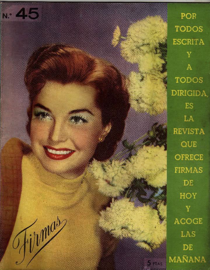 FIRMAS magazine side cover Issue 45   1954