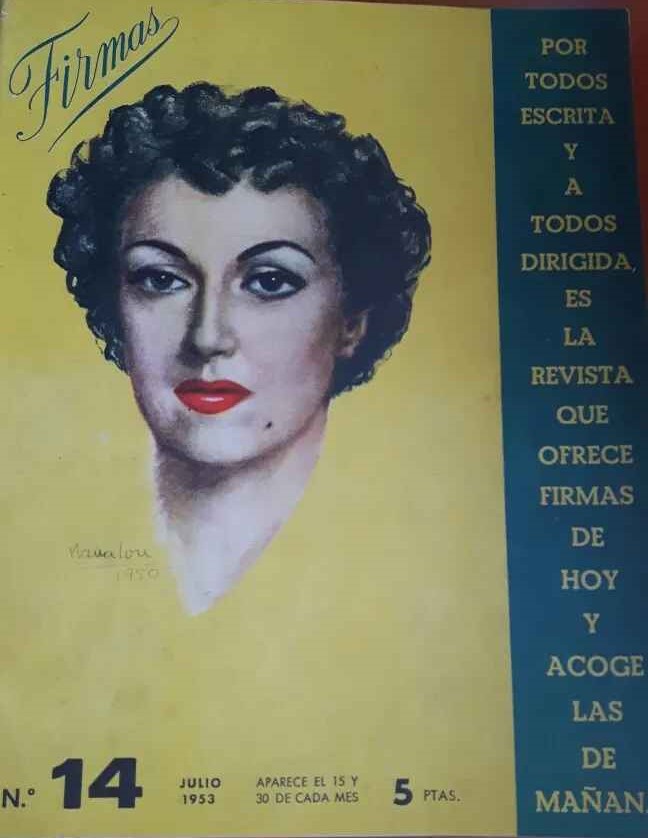 FIRMAS magazine side cover Issue 14  July 1953