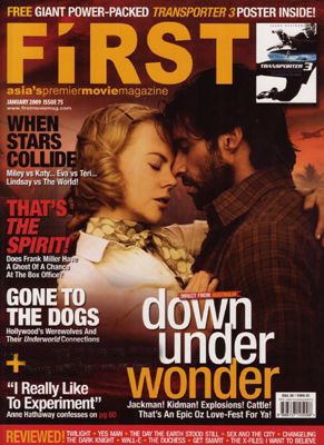 FIRST (Si) magazine side cover Issue 75 January 2009