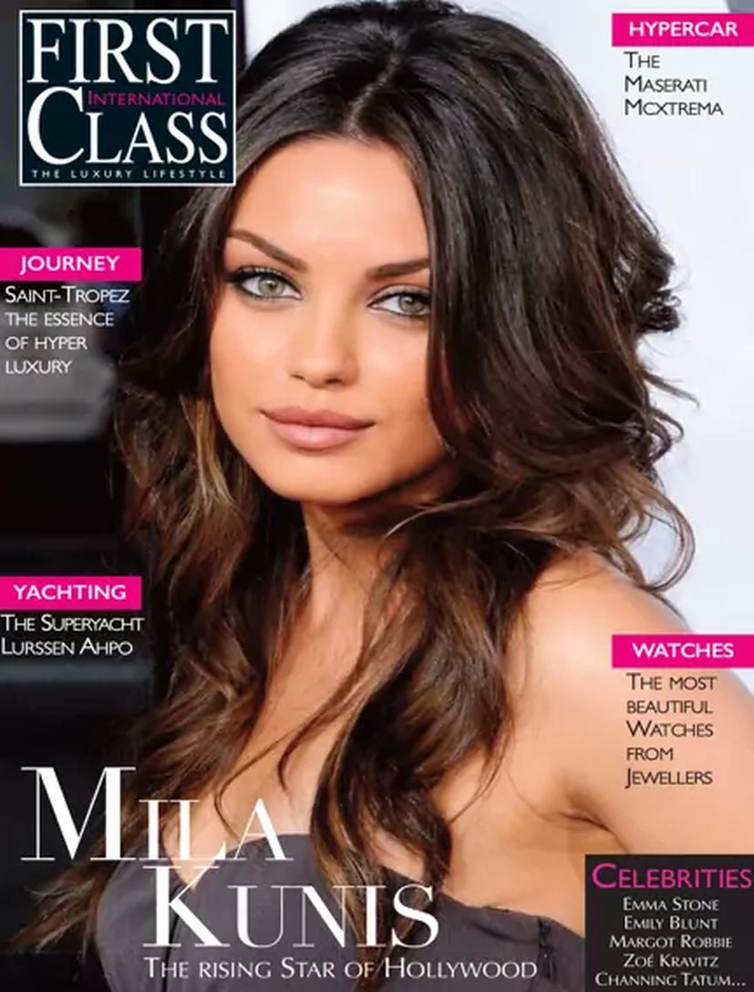FIRST CLASS magazine side cover Issue 21   