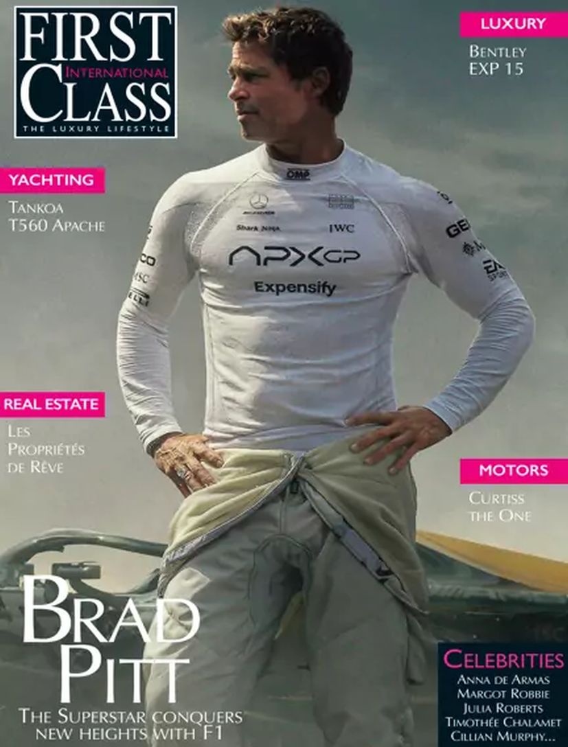 FIRST CLASS magazine side cover Issue 30   