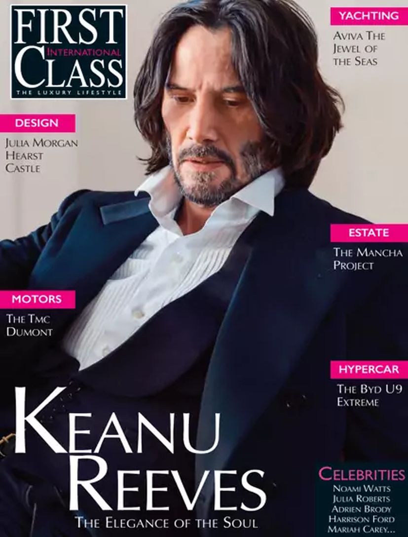 FIRST CLASS magazine side cover Issue 33   