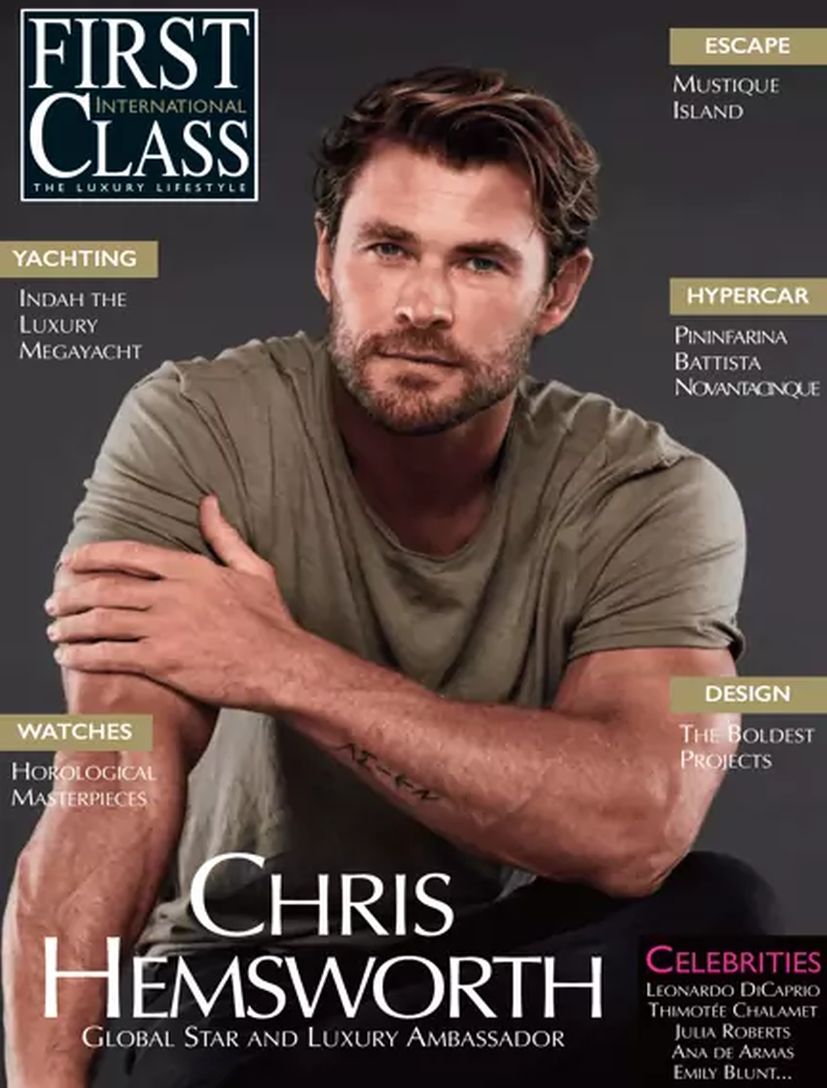 FIRST CLASS magazine side cover Issue 37   