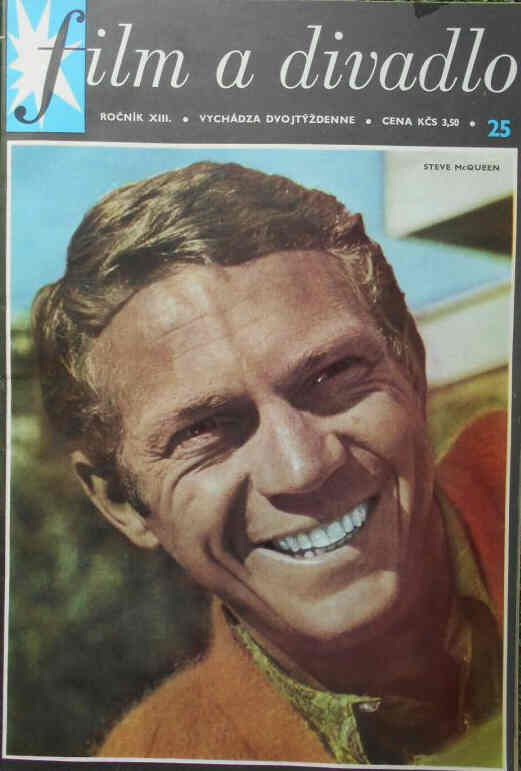 FILM A DIVADLO magazine side cover Issue 25   1969