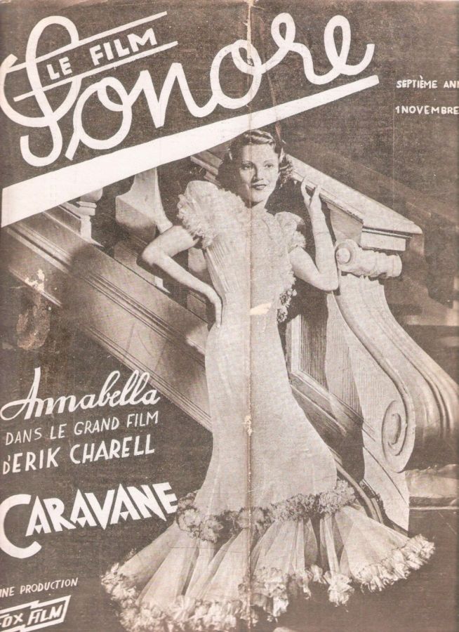 FILM SONORE ILLUSTRE | LE magazine side cover 1 November 1934