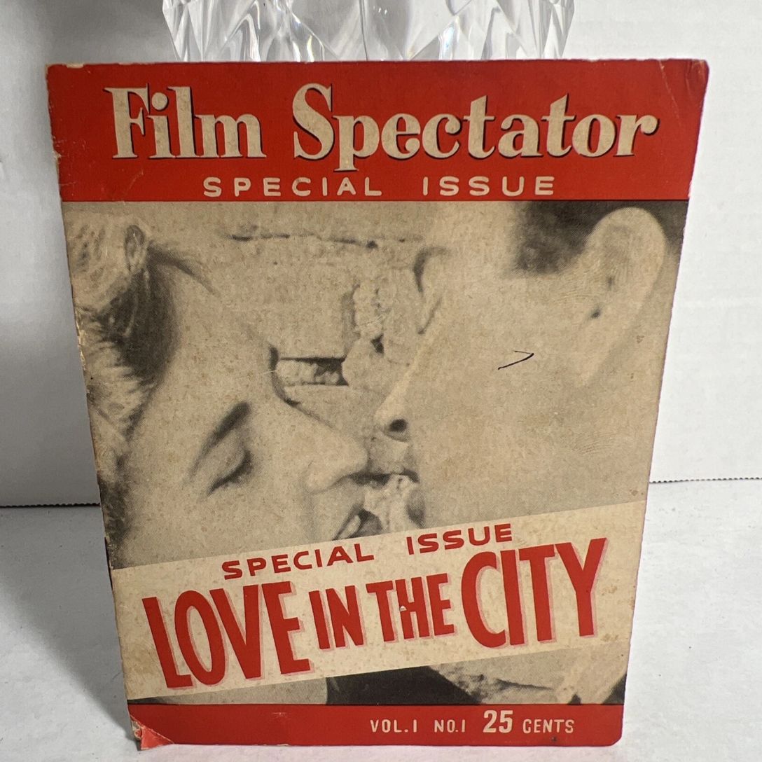 FILM SPECTATOR SPECIAL ISSUE magazine side cover Issue 1   1953