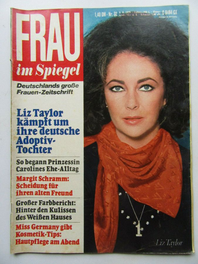 FRAU IM SPIEGEL magazine side cover Issue 32 3 August 1978