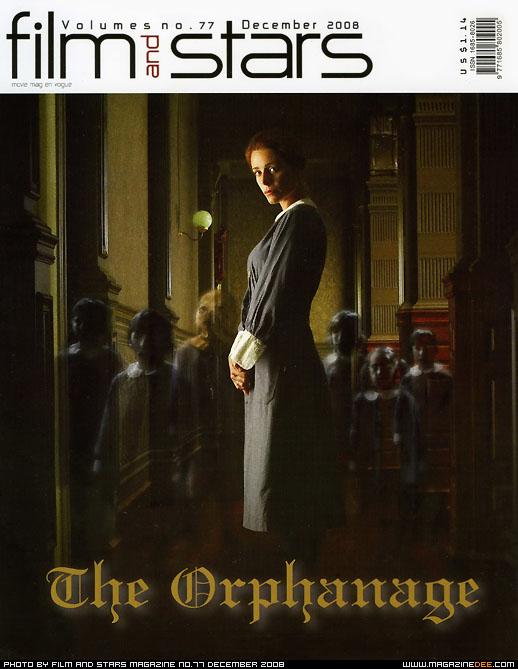 FILM AND STARS magazine side cover Issue 77 December 2008