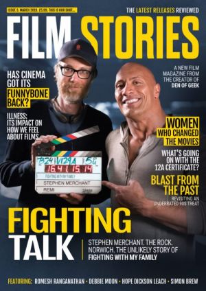 FILM STORIES (UK) magazine side cover Issue 3  March 2019