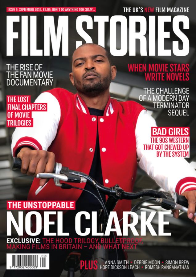 FILM STORIES (UK) magazine side cover Issue 9  September 2019
