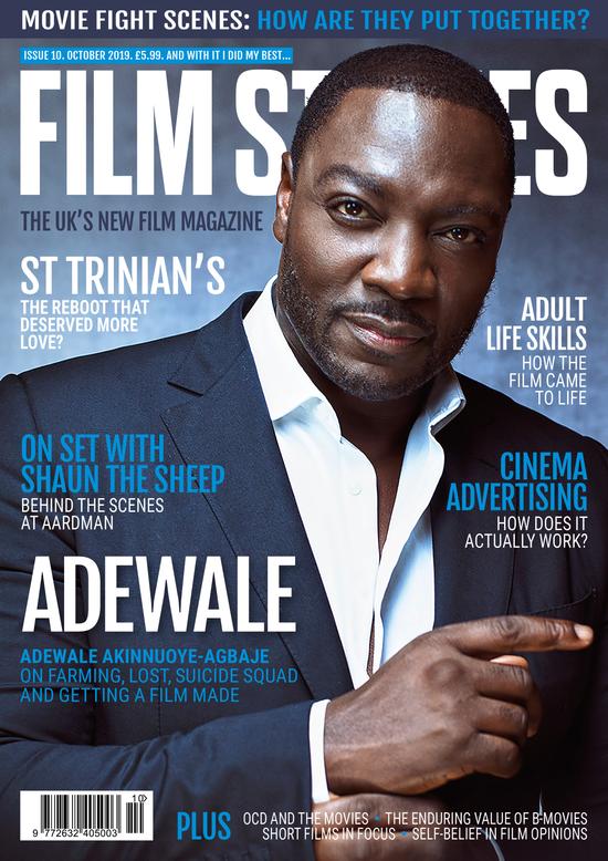 FILM STORIES (UK) magazine side cover Issue 10  October 2019