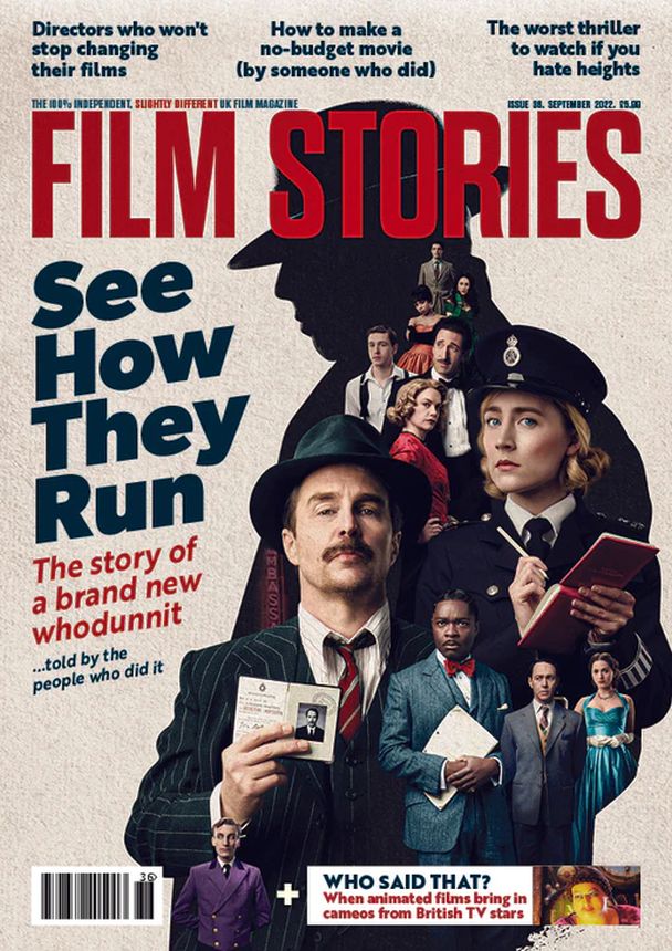FILM STORIES (UK) magazine side cover Issue 36  September 2022