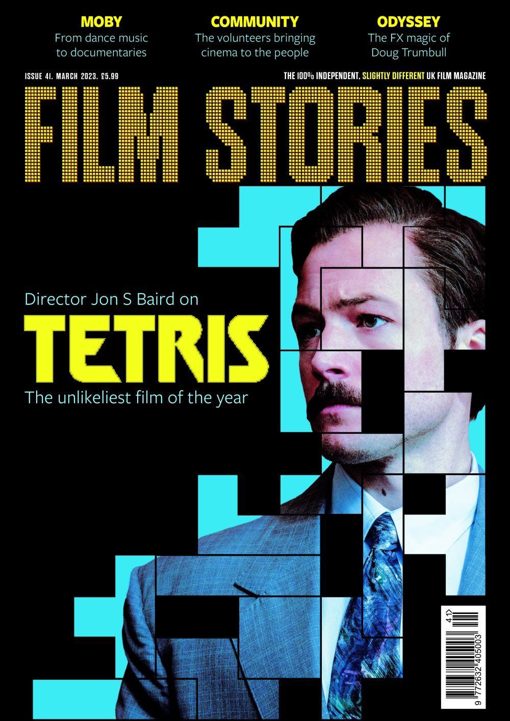 FILM STORIES (UK) magazine side cover Issue 41  March 2023