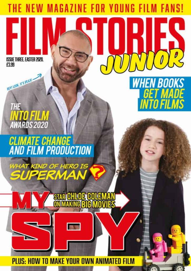 FILM STORIES JUNIOR magazine side cover Issue 3  March 2020