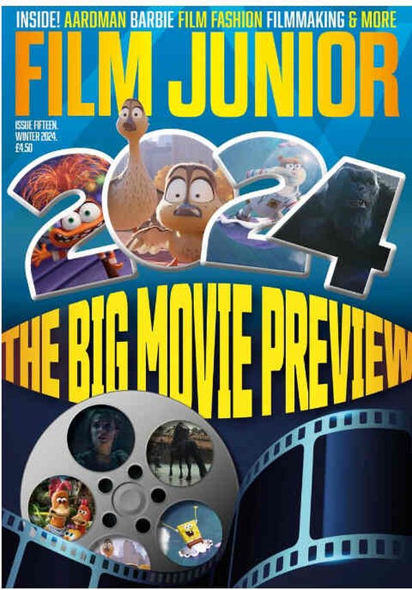 FILM STORIES JUNIOR magazine side cover Issue 15 Winter 2023